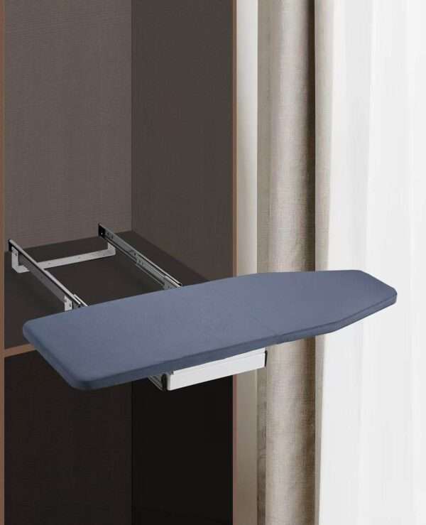 Wardrobe Cabinet, Foldable Wall-mounted Built-in Pull Out Folding Ironing Board