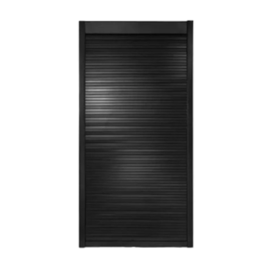 DBR Modular Kitchen PVC Rolling Shutter For Cabinet Width 45, 60, 90 CM - Black, 900 MM