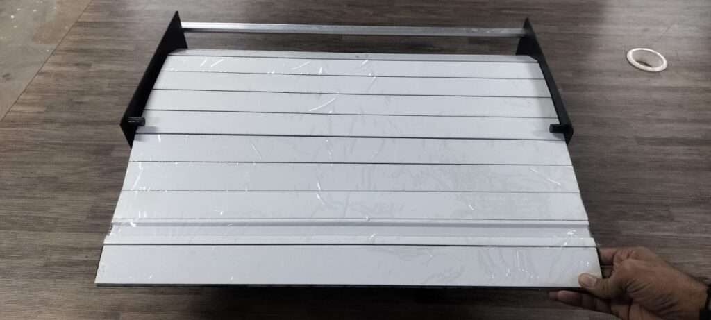 Aluminum Rolling Shutter For Kitchen Cabinet Width 600 mm WHITE ( W 600 ...